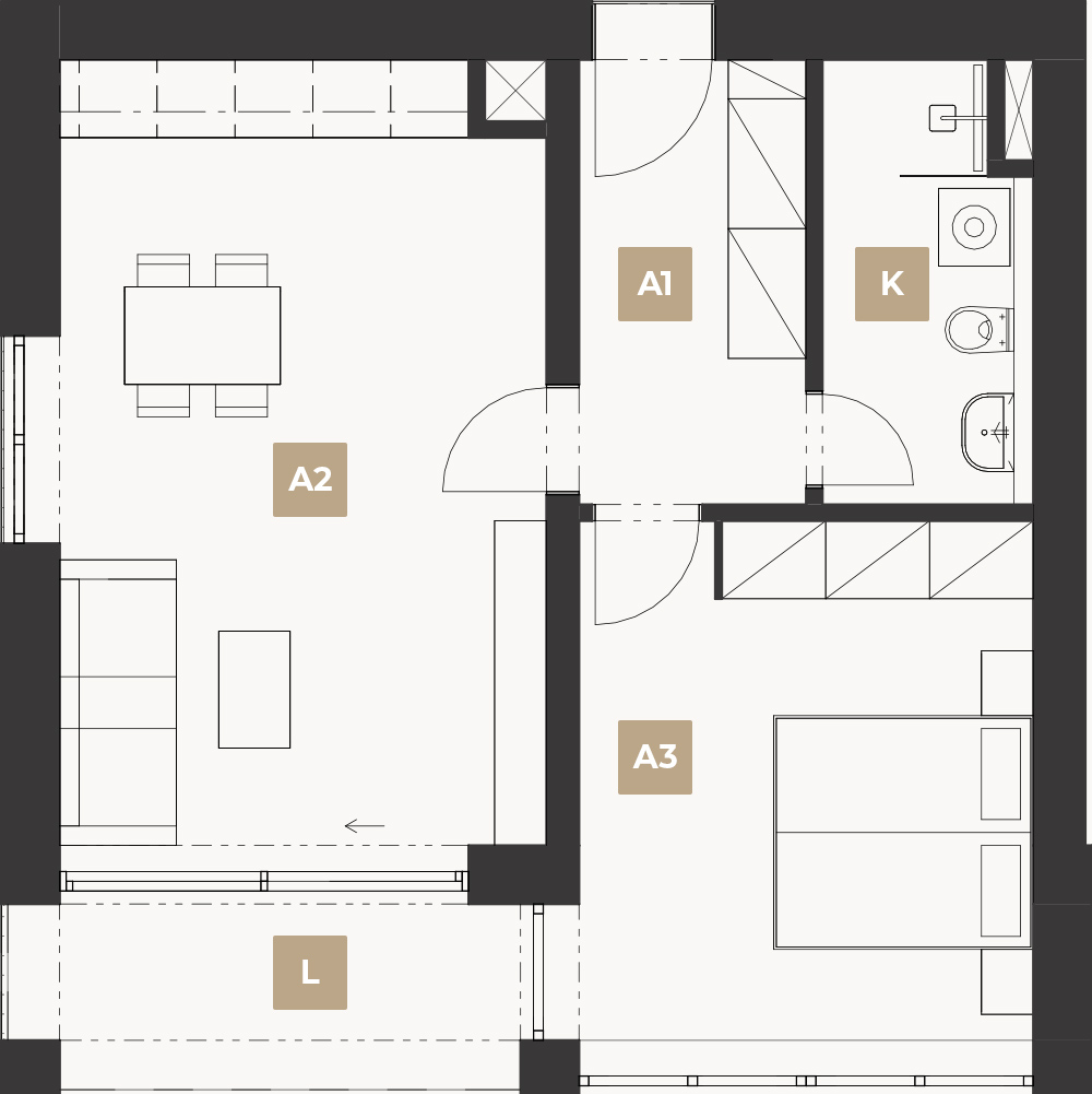 rezidence svoboda apartman a4 new 2